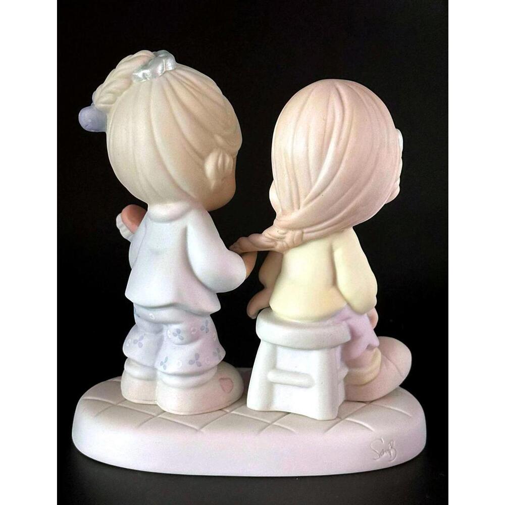 Precious Moments Adorable Collectible Figurine of Two Girls 🕊️🌸 - Picture 4 of 6